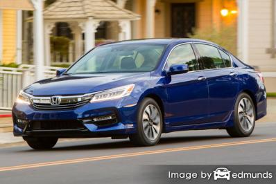 Insurance rates Honda Accord Hybrid in New Orleans