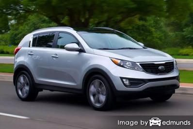 Insurance rates Kia Sportage in New Orleans