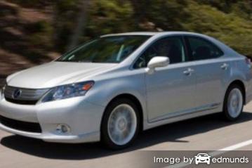 Insurance rates Lexus HS 250h in New Orleans