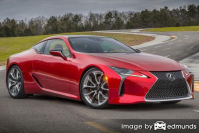 Insurance rates Lexus LC 500 in New Orleans