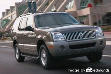 Insurance rates Mercury Mountaineer in New Orleans