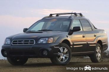 Insurance rates Subaru Baja in New Orleans