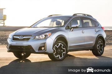 Insurance rates Subaru Crosstrek in New Orleans