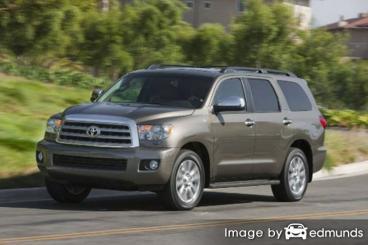 Insurance rates Toyota Sequoia in New Orleans