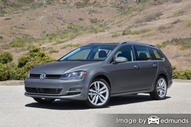 Insurance rates Volkswagen Golf SportWagen in New Orleans